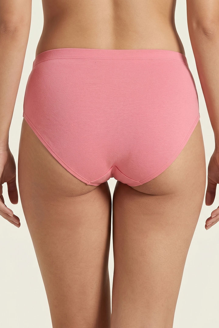 Zivame Medium Rise Full Coverage Hipster Panty (Pack of 3) - Multicolor — image 4